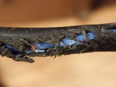 hazardous damage to cables